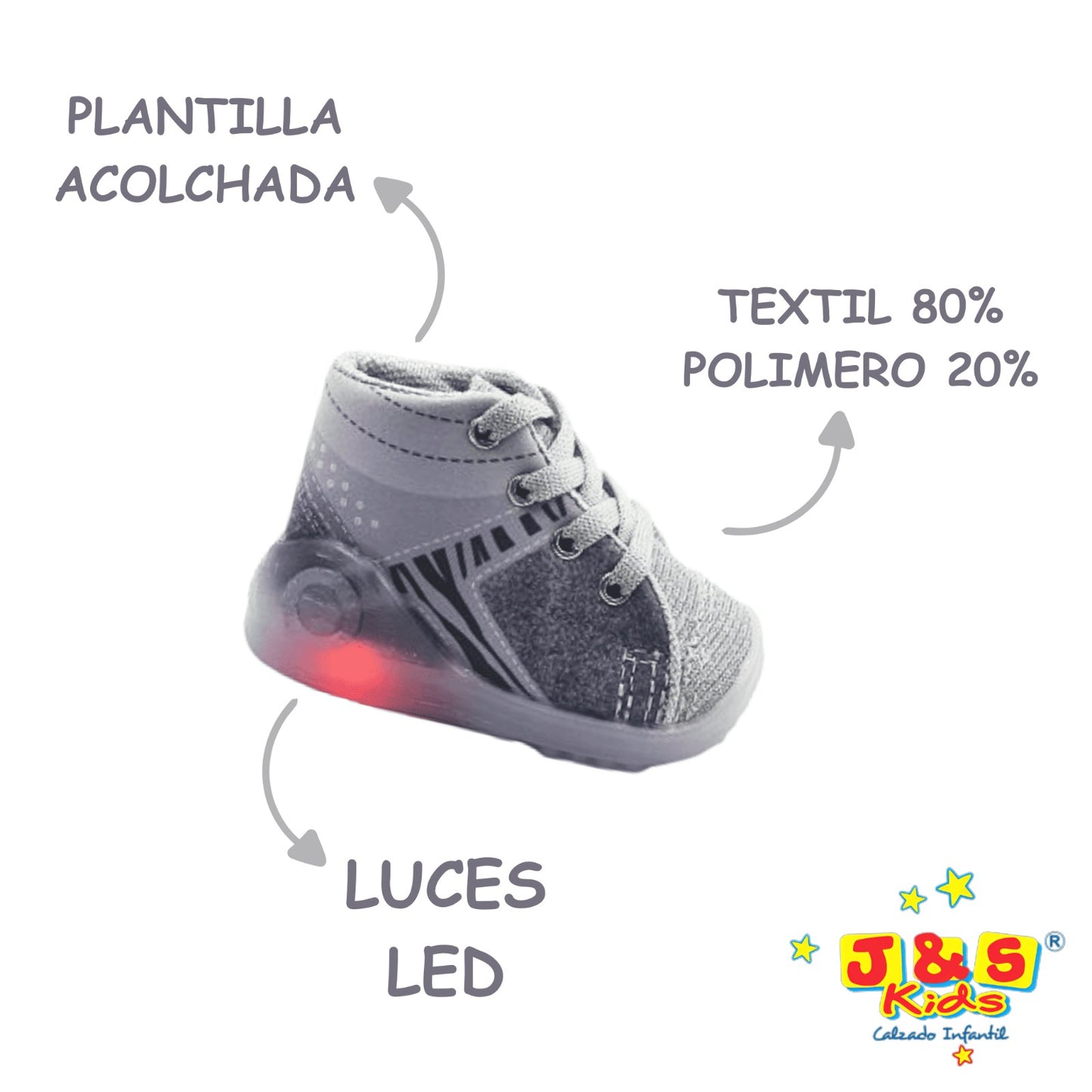 0123 BOTA ESCARCHA COLOR PLATA