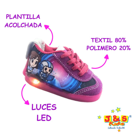 8157 LUMI Y NIÑA APRENDIENDO COLOR MORADO