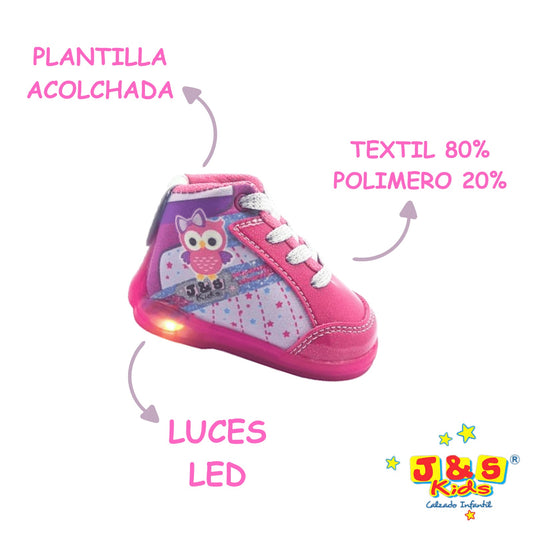 1105 BUHO PEQUEÑO COLOR FUCSIA
