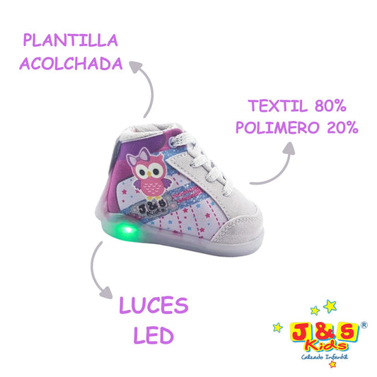 1105 BUHO PEQUEÑO COLOR LILA